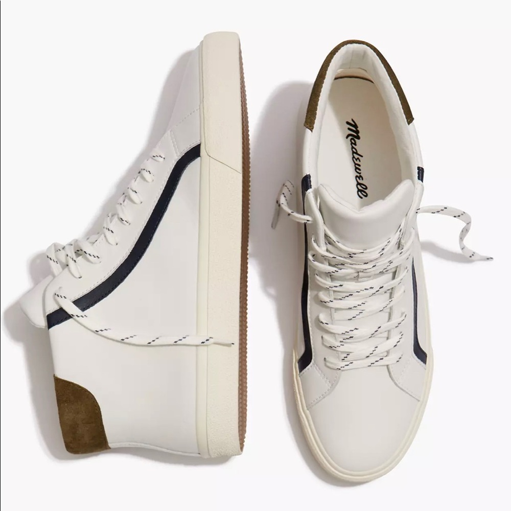 Madewell Sidewalk High Top Sneakers